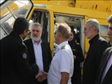 افتتاح اولین و استانداردترین پد بالگرد امداد هوایی شرق استان در فاز هشت شهرستان پردیس