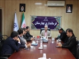 دیدار شهردار و اعضای شورای اسلامی شهر صالحیه  با سرپرست فرمانداری بهارستان