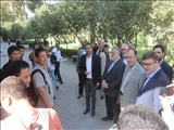 تهران، مقصدی امن و جذاب برای گردشگران بین‌المللی / دیدار استاندار با گردشگران چینی در کاخ گلستان