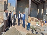 بازدید شهردار فرون آباد از عملیات احداث ساختمان اورژانس