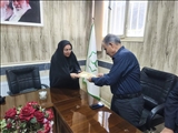 تقدیر بخشدار مرکزی از خیر نمونه ورامینی