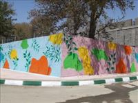 پاكسازی آلودگی‌های بصری و رنگ‌آمیزی دیوارها و مبلمان شهری در شهرقدس