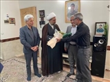 دیدار فرماندار و امام جمعه شهرستان با خانواده‌های معظم شهیدان قهرمانی و رجبی