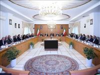 برگزاری جلسه هیئت دولت