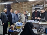بازدید فرماندار ملارد از واحد تولیدی تیراژه و دستور برای رفع موانع توسعه تولید