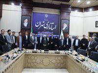 دیدار اعضای کمیسیون صنایع و معادن مجلس شورای اسلامی با استاندار تهران