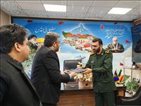 دیدار فرماندار و اعضای شورای تأمین شهرستان قدس با فرمانده سپاه این شهرستان