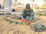 آغاز طرح استقبال از بهار با بهسازی فضای سبز شهرقدس