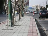 آغاز اجرای کفپوش میانی بلوار امام خمینی(ره) شهرصفادشت