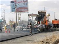 اجرای همزمان تراش و روکش آسفالت محور ترانزیتی بلوار امام خمینی(ره)صفادشت