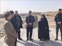 بازدید بخشدار مرکزی ورامین از پروژه‌های عمرانی روستای عبدل‌آباد