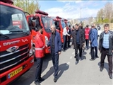 بازدید معاون هماهنگی امور عمرانی استانداری تهران از شهرستان قدس/ واحدهای امدادی و لجستیكی شهرداری قدس در آمادگی كامل