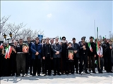 برگزاری آیین گرامیداشت ۱۲ فروردین، روز جمهوری اسلامی ایران  و جشن ملی پرچم