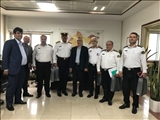 دیدار فرماندهان راهور غرب و شرق تهران بزرگ با معاون عمرانی استاندار تهران