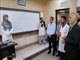 بازدید فرماندار از اردوی جهادی پزشکی در روستای اورین/ارائه خدمات رایگان تخصصی به شهروندان بهارستان