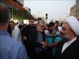 استاندار تهران همگام با مردم در جشن ولایت و مهمانی ۱۰ کیلومتری غدیر