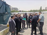 بازدید مشترک مدیران نظارتی و پدافندی از زائرشهر مقبرة‌الشهدا / نواقص اجرایی برای اصلاح فوری بررسی شد