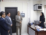 بازدید فرماندار فیروزکوه از  اداره تأمین اجتماعی شهرستان