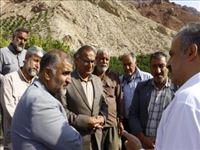 تعیین تکلیف اراضی و حرائم روستای دمی آقا در بازدید میدانی با حضور مسئولین استانی و محلی