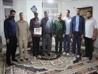دیدار فرماندار دماوند با رزمنده دوران دفاع مقدس در روستای اوچونک