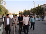 بازدید فرماندار شهرستان شهریار از لکه صنعتی گلگون و پیگیری رفع مشکلات زیرساختی این مجموعه