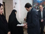 دیدار فرماندار ویژه شهرستان شهریار و امام جمعه با خانواده شهید «عبدالله عبدی»