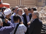 استاندار تهران از مدرسه ۲۱ کلاسه شرکت عمران پرند بازدید کرد