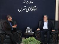 مدیرعامل راه‌آهن جمهوری اسلامی ایران با استاندار تهران دیدار کرد