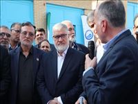 افتتاح مخزن ۱۰ هزار مترمکعبی آب شرب و ایستگاه پمپاژ شهید روحی در ملارد  با حضور استاندار تهران
