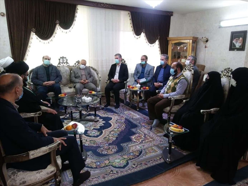 دیدار استاندار تهران به همراه مسئولان