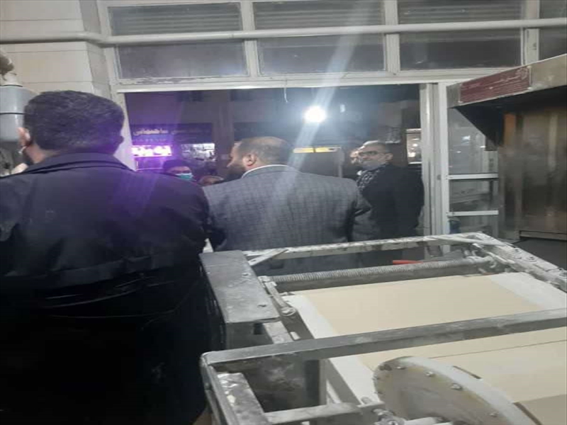 بازدید شبانه فرماندار شهرستان قدس