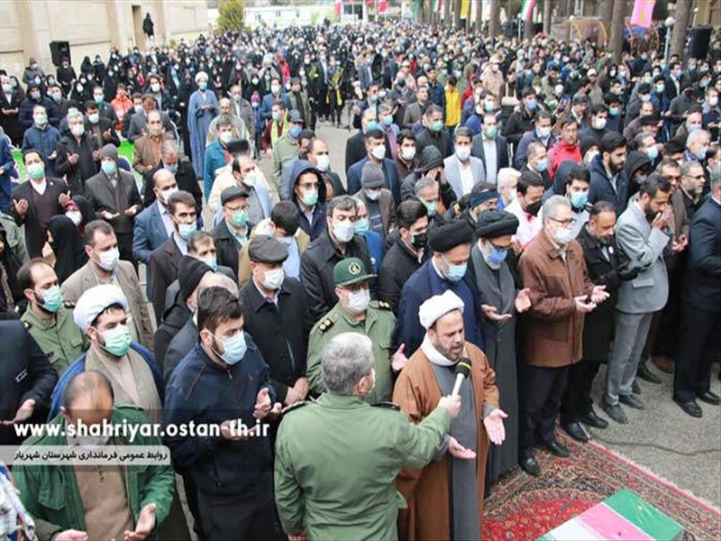 پیکر شهید گمنام دفاع مقدس در شهریار