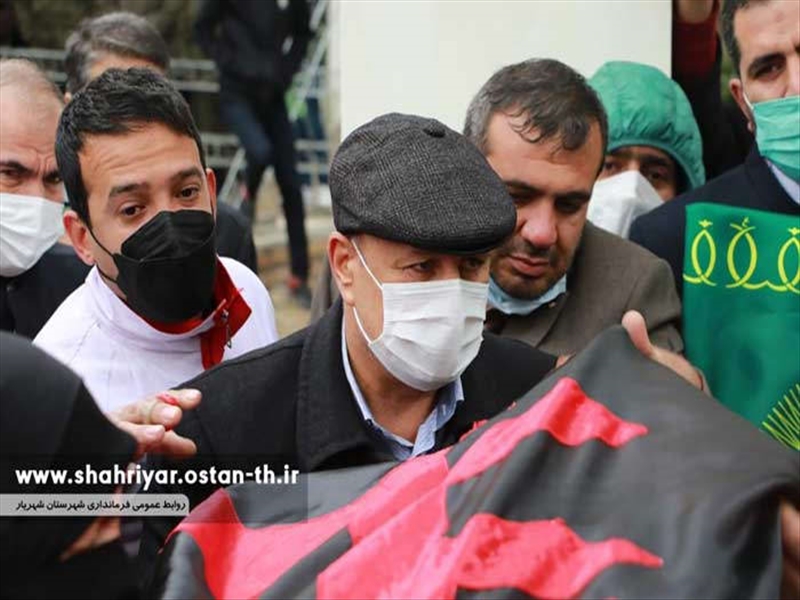 پیکر شهید گمنام دفاع مقدس در شهریار
