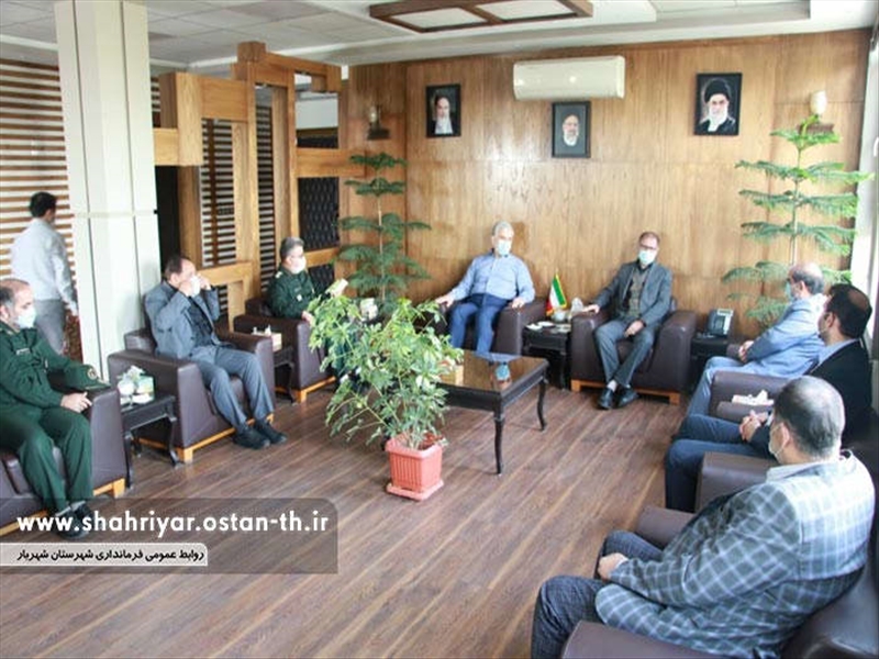 دیدار رئییس دادگستری با فرماندر
