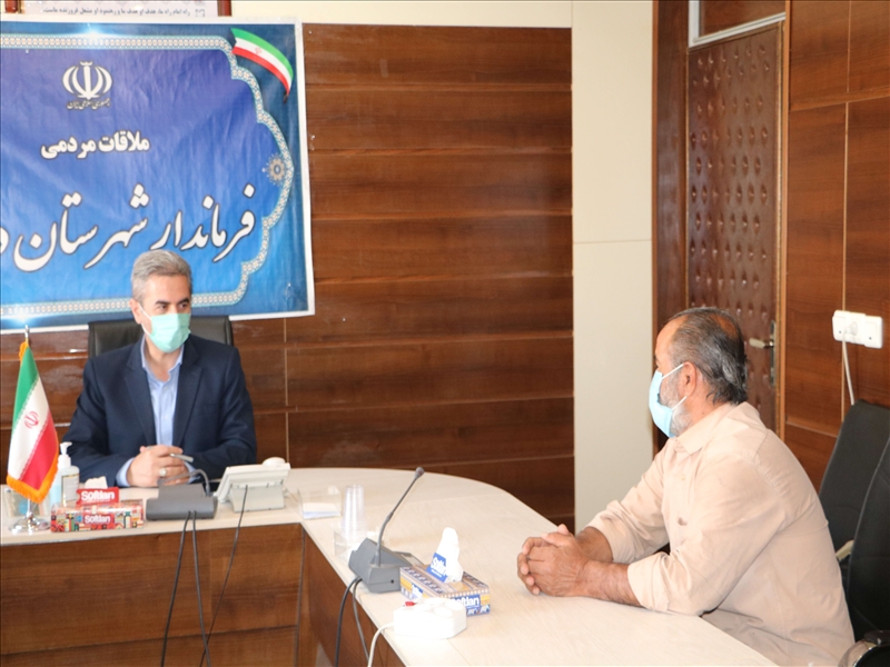 برگزاری ملاقات مردمی فرماندار شهرستان