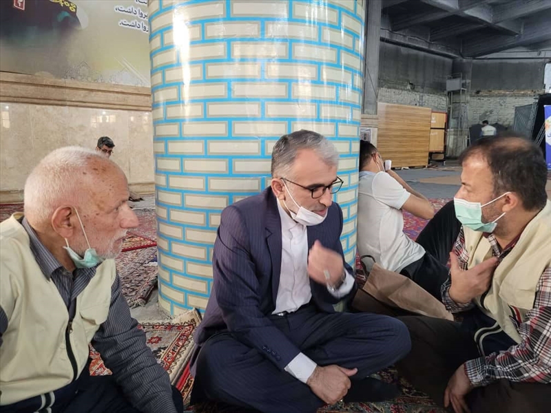دیدار چهره به چهره فرماندار شهرستان
