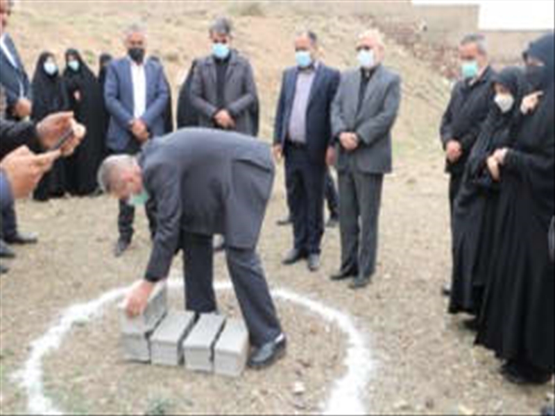 آیین خشت‌گذاری پروژه هنرستان تربیت