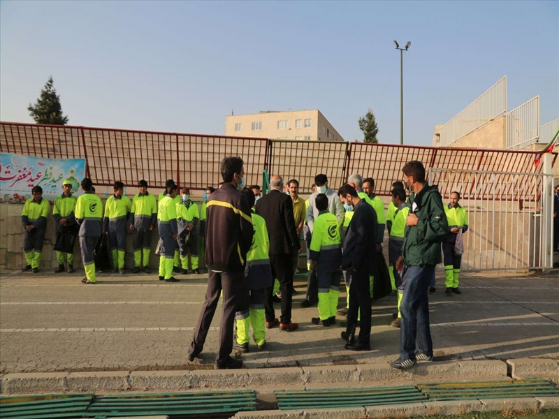تقدیر شهردار باقرشهر از پرسنل خدمات