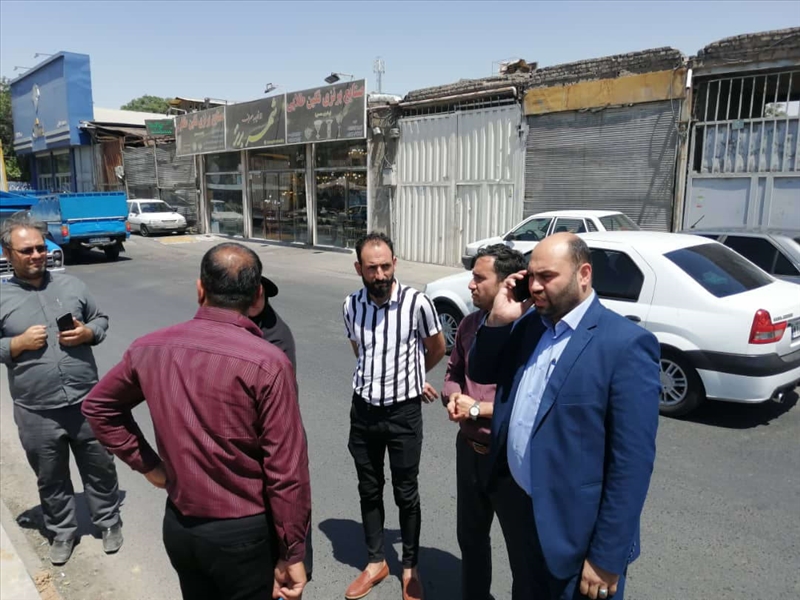  بازدید شهردار باقرشهر از پروژه