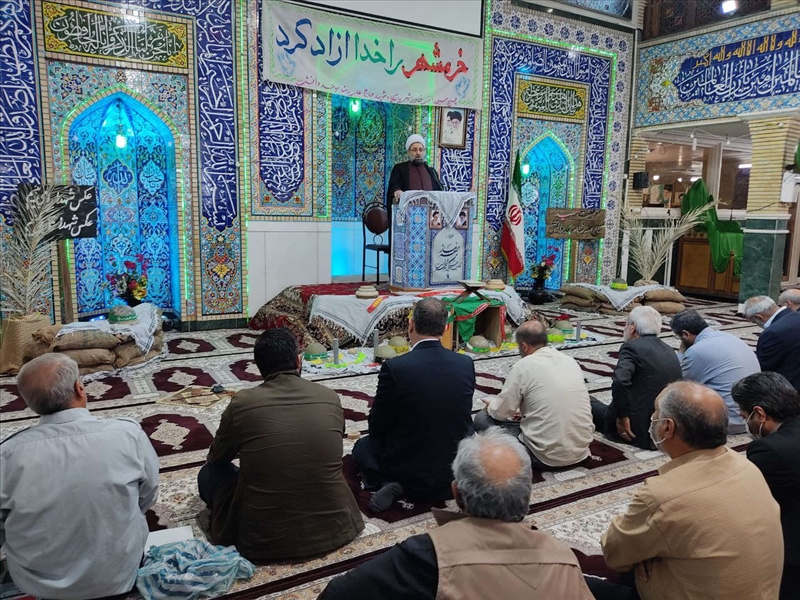 حضور فرماندار شهرستان ری در مراسم