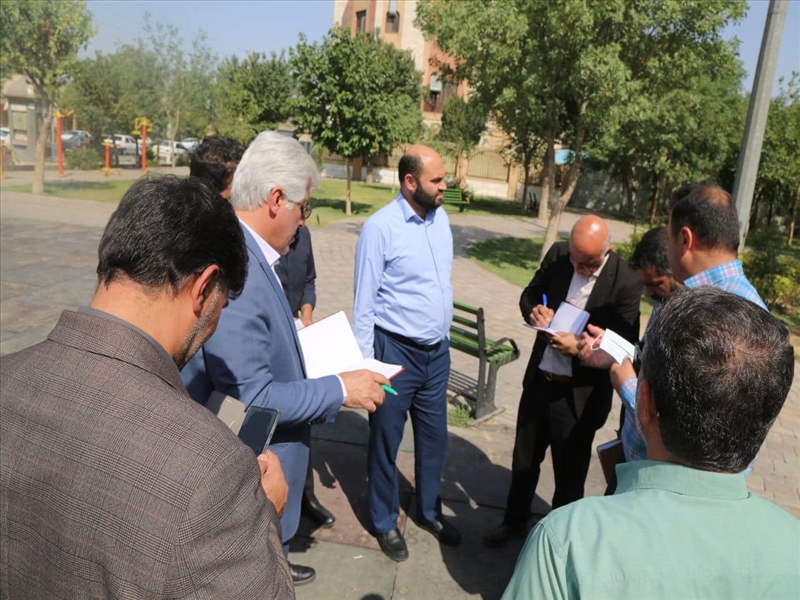 بازدید میدانی شهردار باقرشهر از