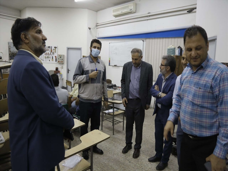 بازدید از مرکز فنی حرفه ای شهرستان