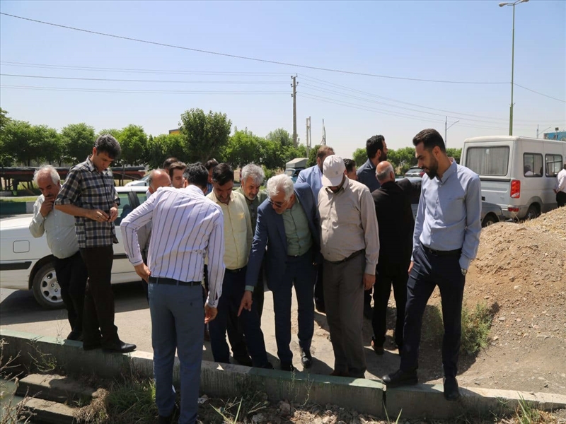 بازدید میدانی شهردار باقرشهر از
