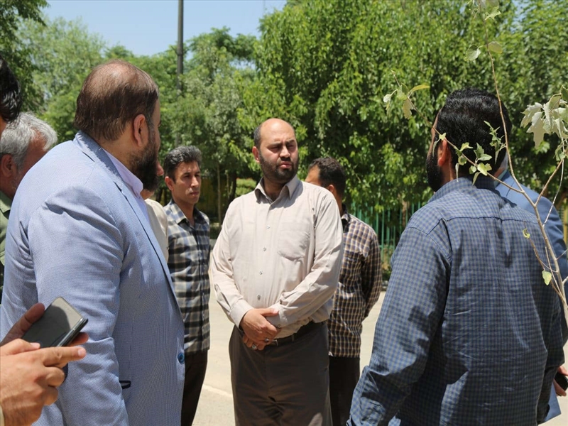 بازدید میدانی شهردار باقرشهر از