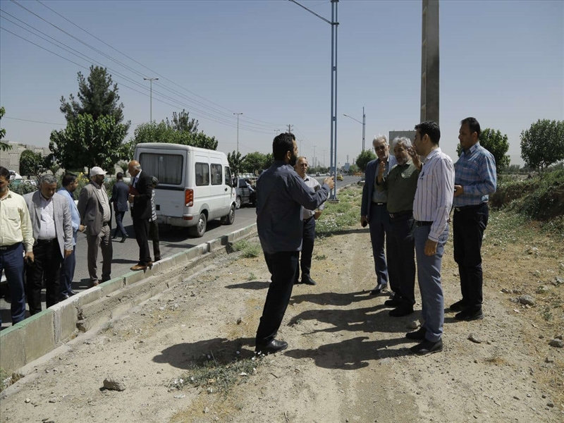 بازدید میدانی شهردار باقرشهر از