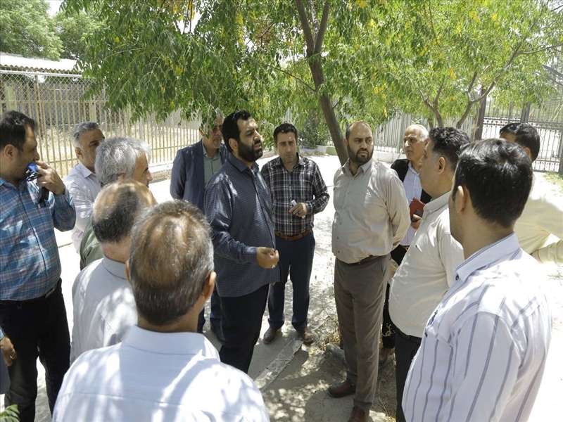 بازدید میدانی شهردار باقرشهر از