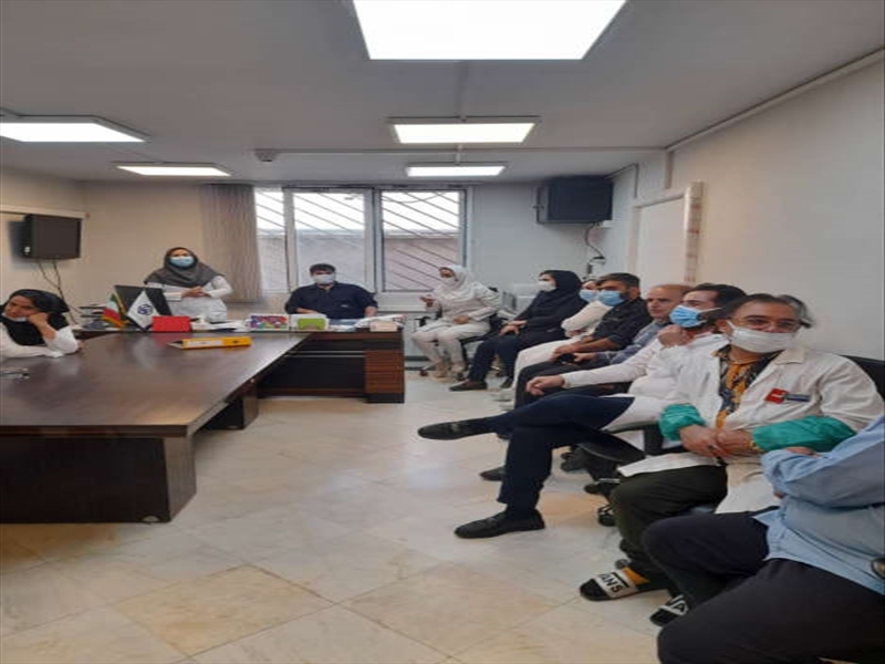 کارگاه اطفاء حریق در درمانگاه شهید