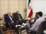 دیدار جانشین رئیس ستاد بازسازی عتبات عالیات استان تهران با فرماندار شمیرانات