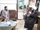 حضور فرماندار شمیرانات در جمع معتکفان شهرستان