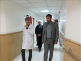 بازدید فرماندار شمیرانات از بیمارستان توانبخشی رفیده